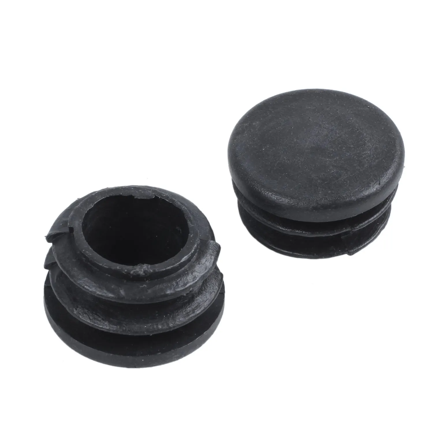 Plastic Ronde Pet Stoel Tafelpoten Geribbelde Buis Inzetstuk 22Mm Dia 50 Stuks