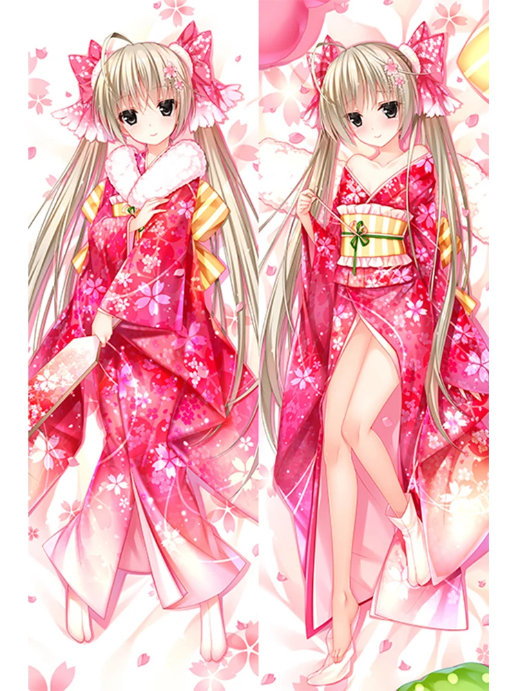 Anime Pillow Cover Dakimakura  Sora Kasugano  Double-Sided Print Life-Size Body Pillows Cover Adult Case Bedding Gifts