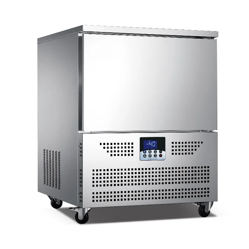 Trays Plug-In Blast  -40°C  Auto Defrost High Quality for Meat Seafood Bakery Fruit Use