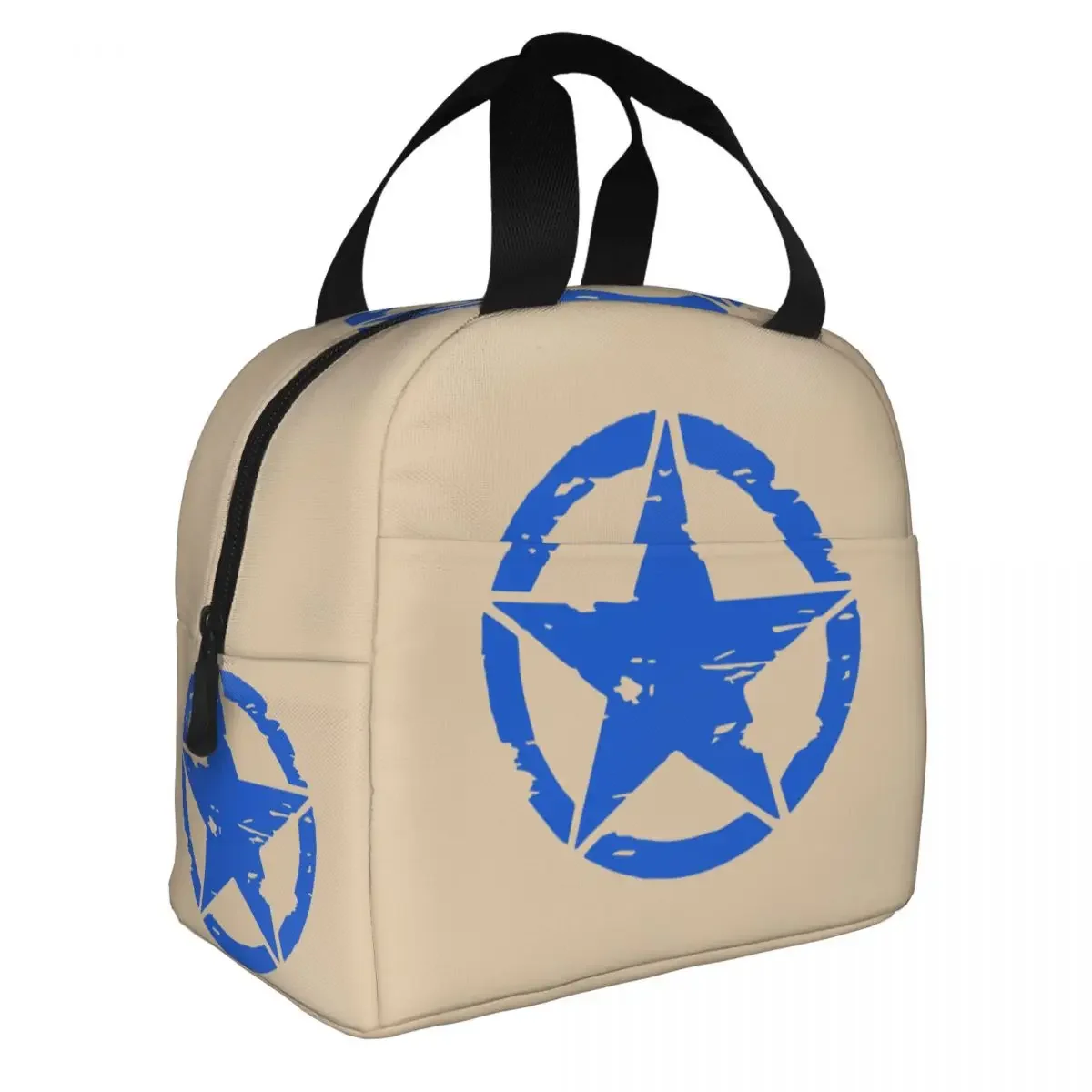 America Army Tactical Military Star Thermal Insulated Lunch Bags Women Lunch Container for School Office Outdoor Food Bento Box