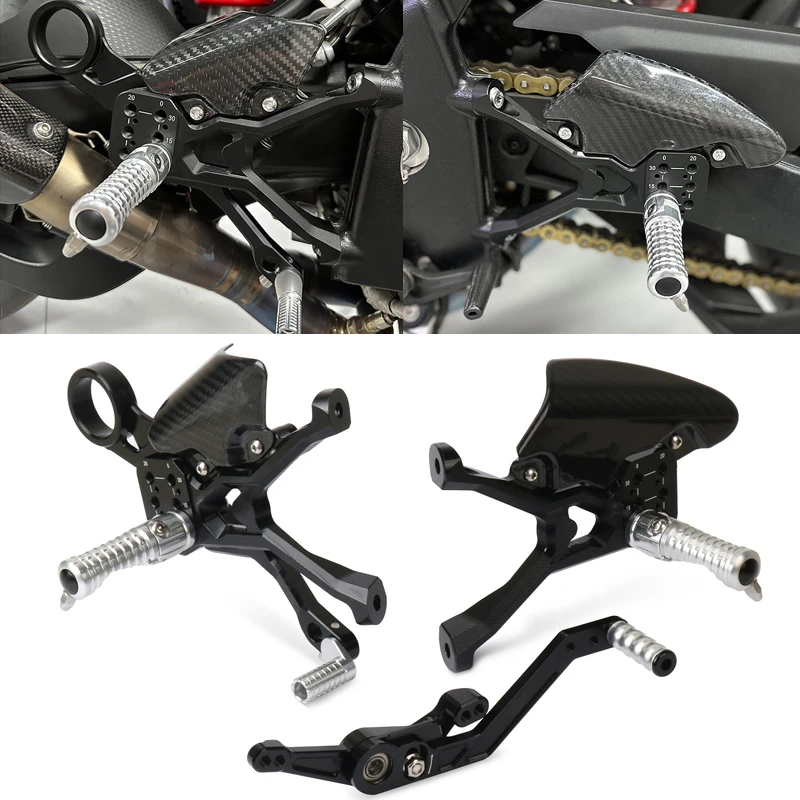 

Motorcycle Adjustable Rear Set Rearsets Footrest Footpeg Foot Rests Fit For S1000RR M1000RR 2019 2020 2021 2022 2023 2024 2025