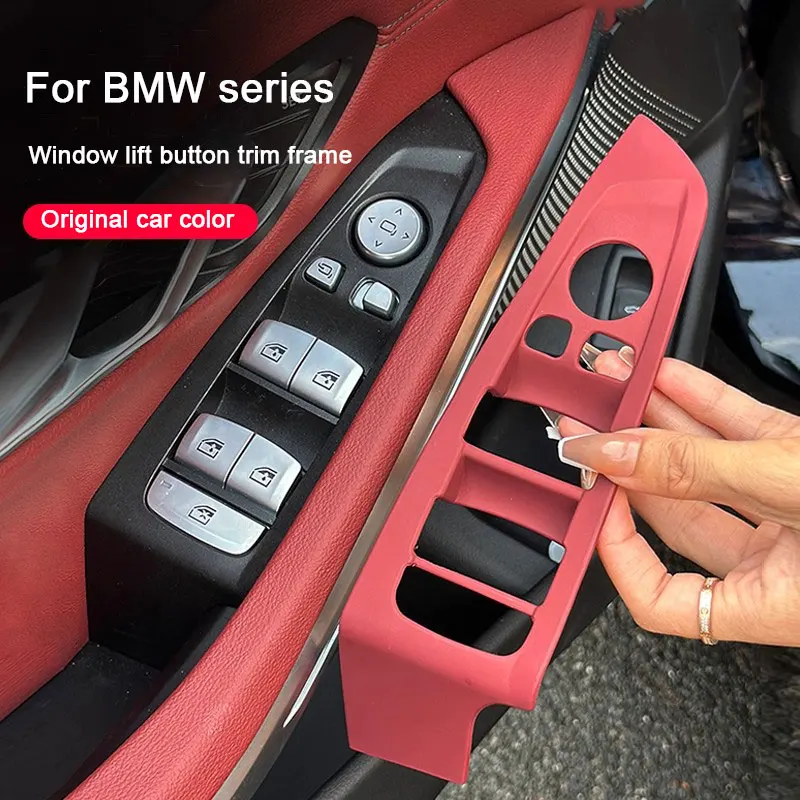 

For BMW 3 Series F30 F80 G20 2013-2019 2020 21 2022 2023 2024 2025 Car Door Glass Lift Button Trim Frame Window Control Panel
