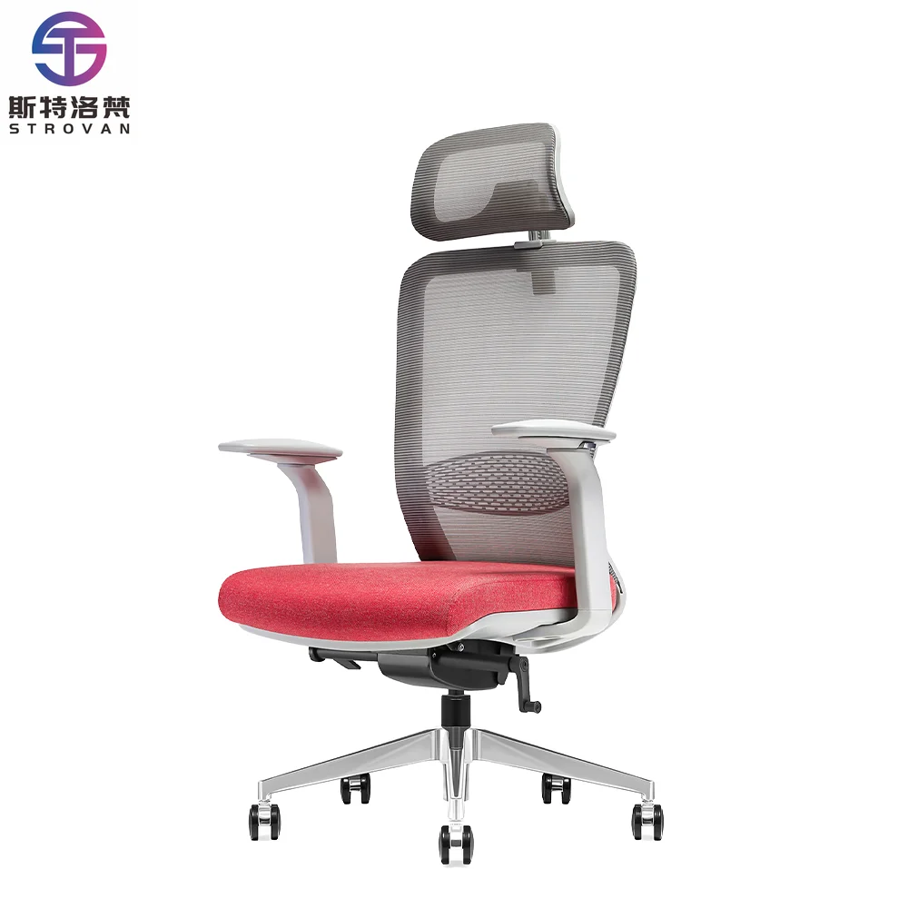 

Modern Adjustable Ergonomic Office Chair Manufacturer Price Conference Rotating Chair Spiral Lift Lying Office Chair