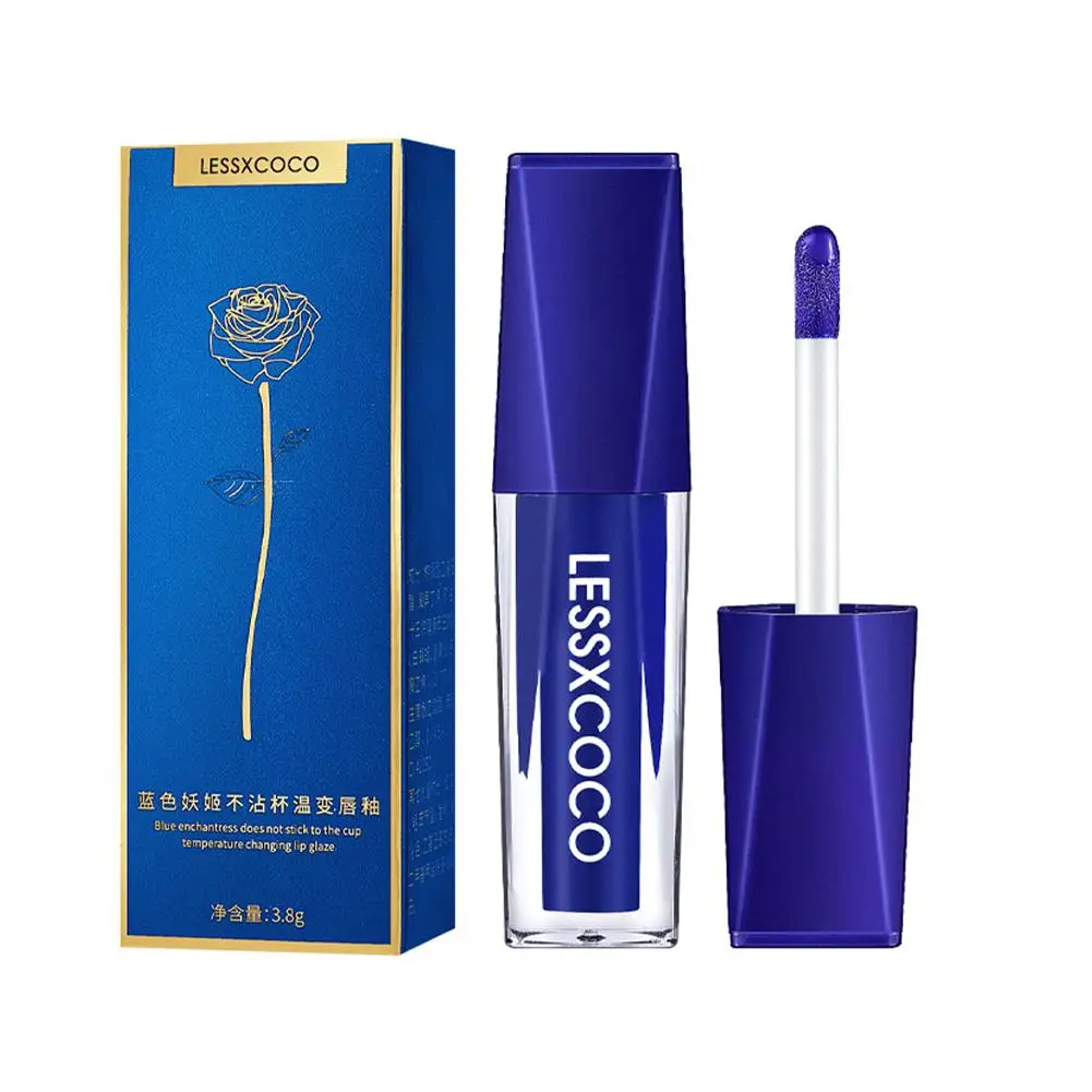 Bálsamo labial hidratante de colores, lápiz labial cosmético Natural de larga duración, maquillaje, brillo de labios, cambio de Color, nutritivo, impermeable, P5F9