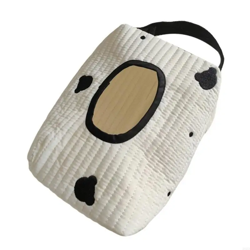 R66D الصغار مناديل حامل حافظة مناديل قطنية حقيبة عربات الأنسجة المنظم للسفر في الهواء الطلق ضروري لعربة الأطفال حديثي الولادة #4