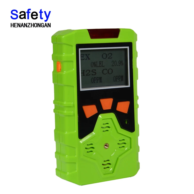 

iot CE approved multi-gas alarm detector, methane ch4 co2 h2 co n2 h2s gas analysis meter kp836