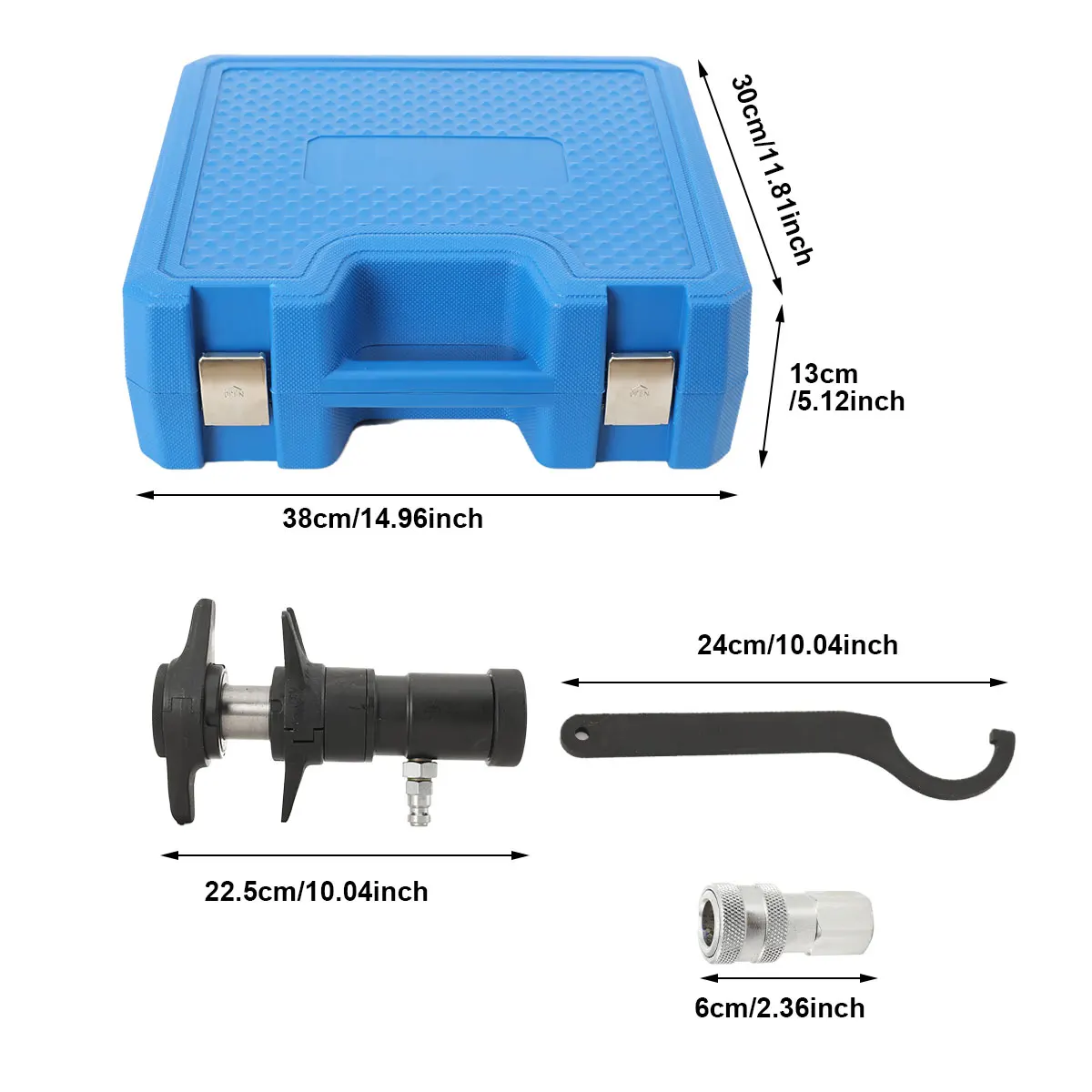 Juego de herramientas universal para separar rótulas hidráulicas: 3 mordazas ajustables de 19-28 / 25-30 / 30-36 mm, herramienta hidráulica para desmontar rótulas, para automóviles, camiones y SUV.