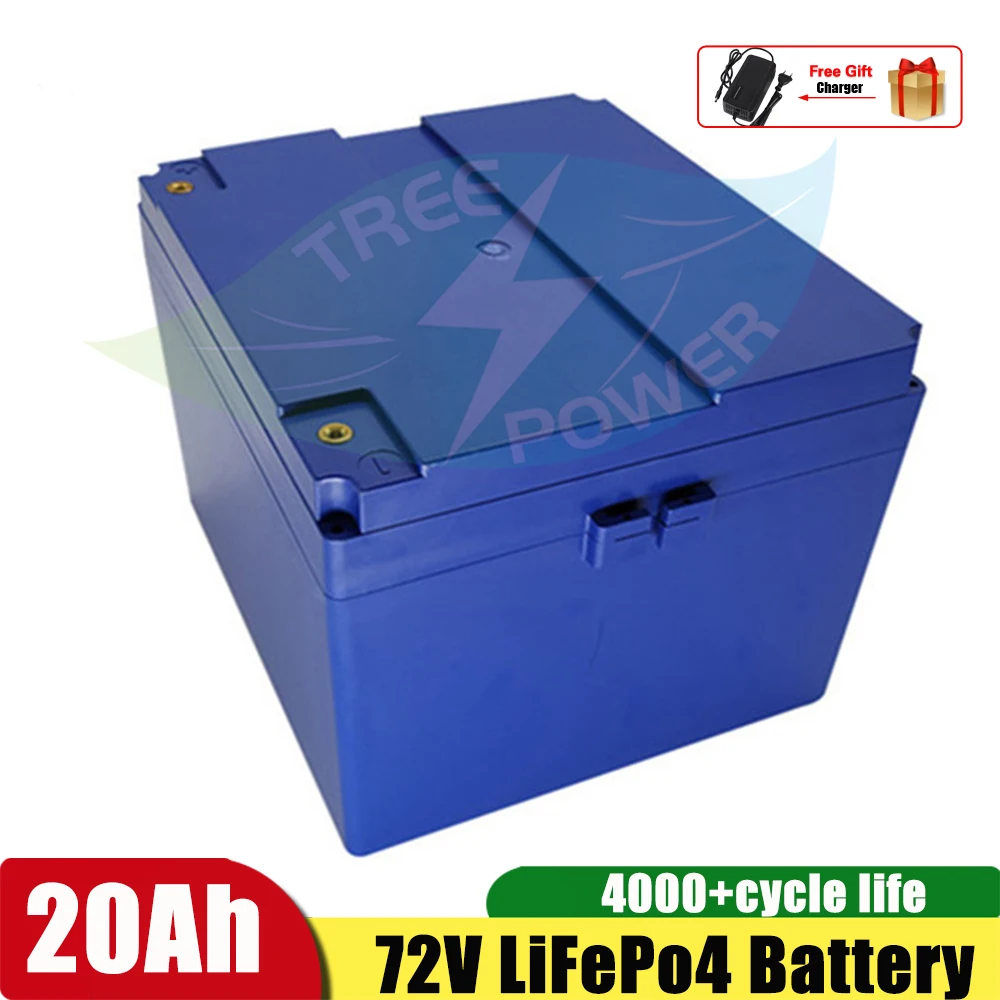 Factory Wholesale 72 Volt Lithium Ion Battery 72V 20Ah Lifepo4 Battery Pack For Electric Rickshaw