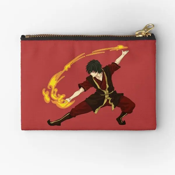 Zuko Avatar The Last Airbender  Zipper Pouches Storage Panties Packaging Cosmetic Small Socks Coin Men Key Money Underwear Pure