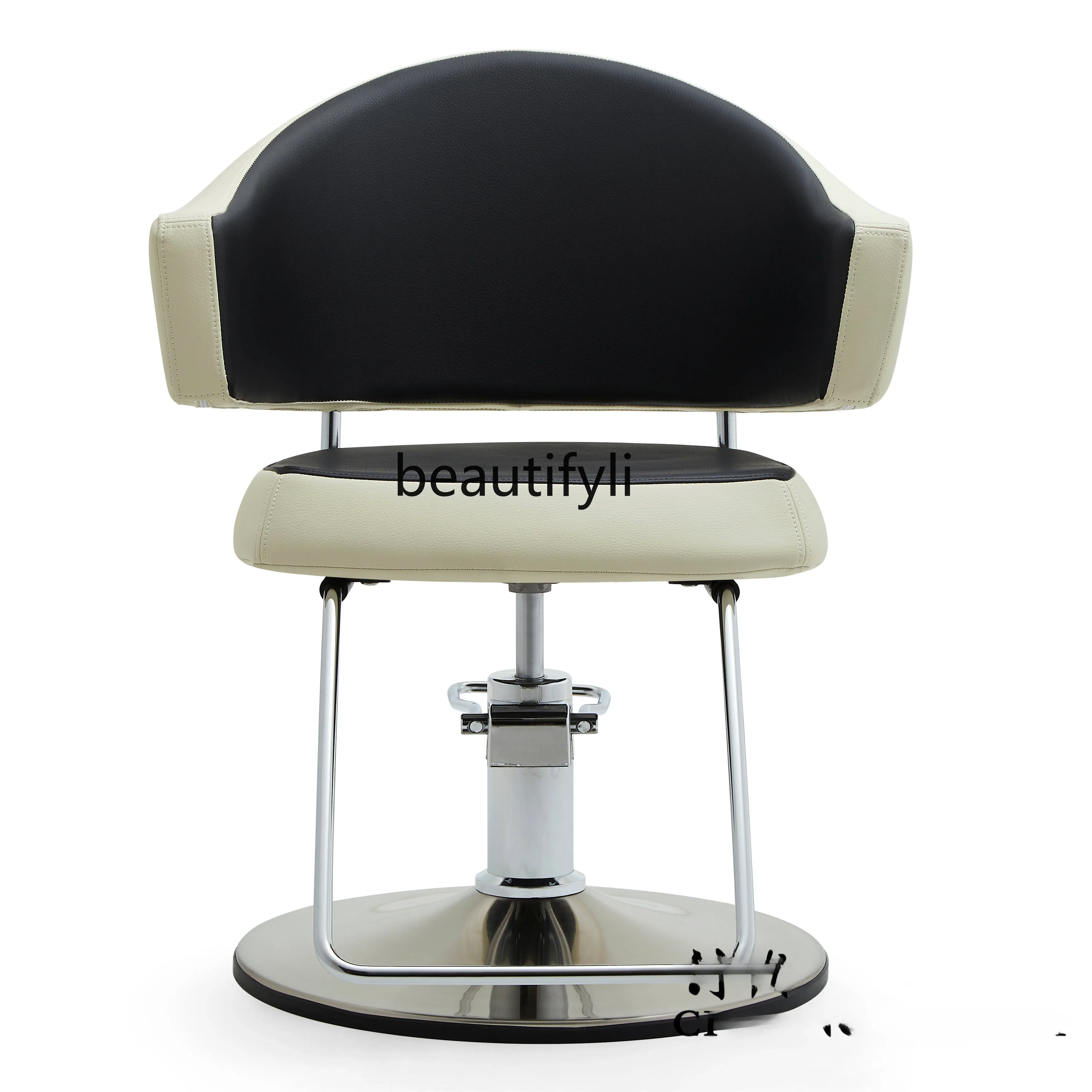 45Новый модный салонный стул для парикмахерской, регулируемая вращающаяся зона стрижки волос, сиденье для горячего окрашивания, табурет для парикмахерской