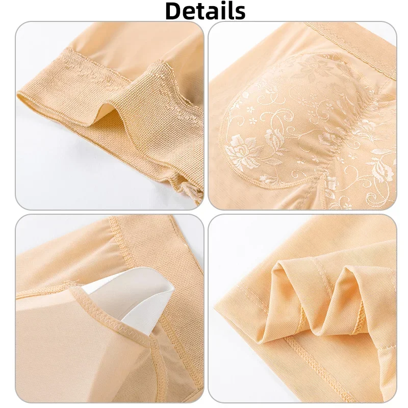 Women Butt Pad Control Panties Shapewear Fake Butt Lifter Hourglass Padded Booty Enhancer Brief Lingerie Body Shaper Shorts