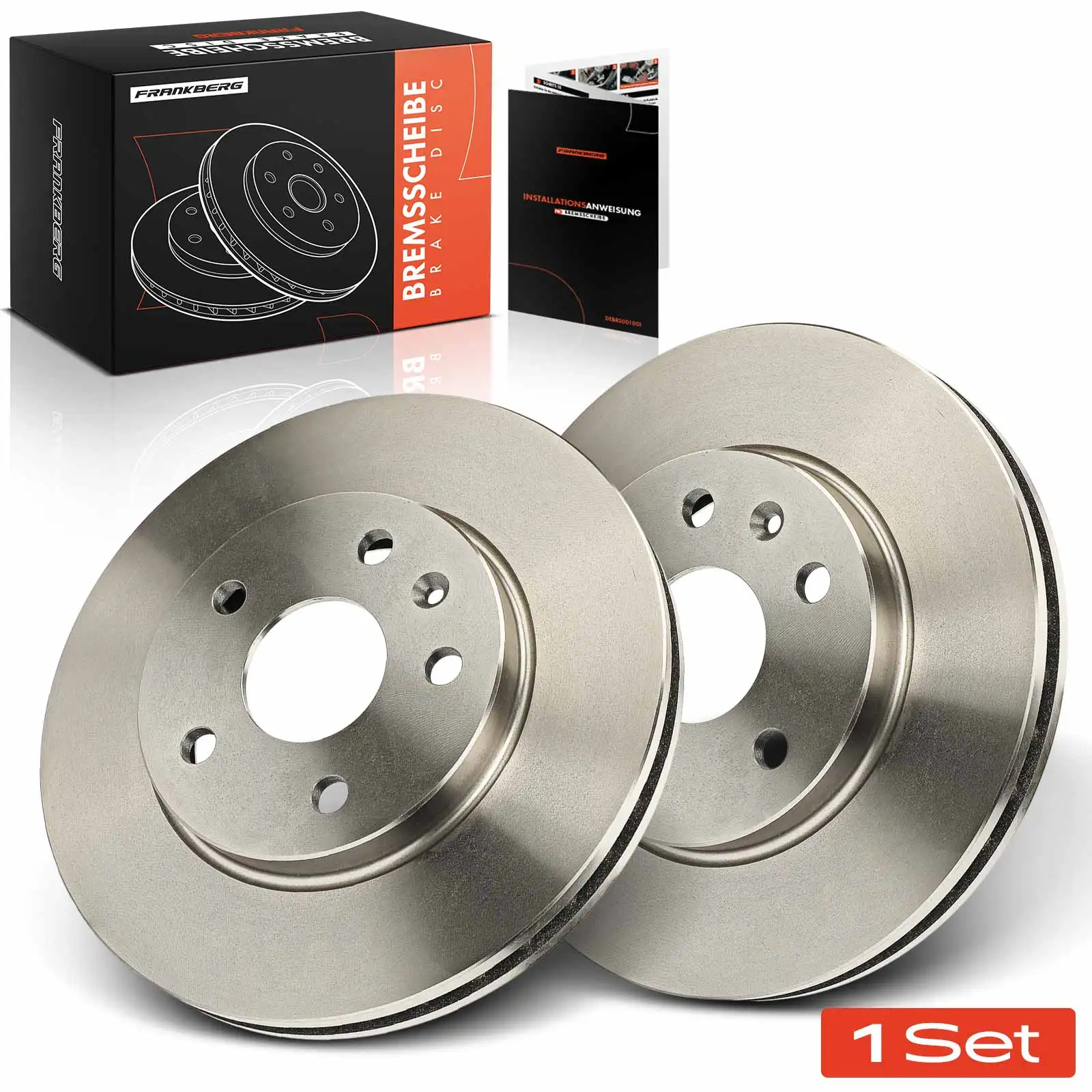 Frankberg 2x Bremsscheiben Vorderachse für Chevrolet Malibu Opel Insignia A Sports Tourer Stufenheck Saab 9-5 569078 13502213