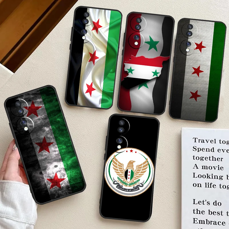 Flag of Syria Phone Case For Honor 90 70 50 Lite Magic 5 6 Pro X6 X7 X8 X9 X6a X7a X8a X9a X8b X9b Cover