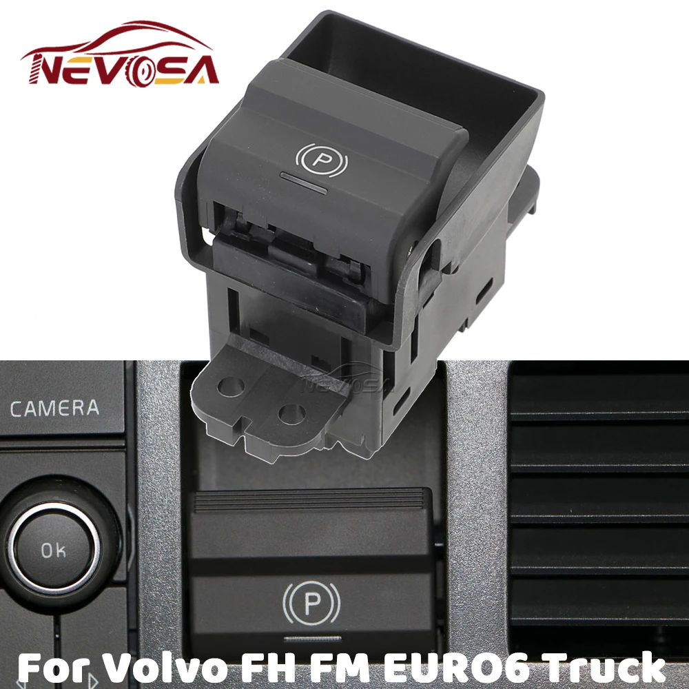 

For Volvo FH4 EURO6 Truck Parking Brake Switch Electronic Auto Hand Brake Control Button 22009157 21669996 23126245 22107830