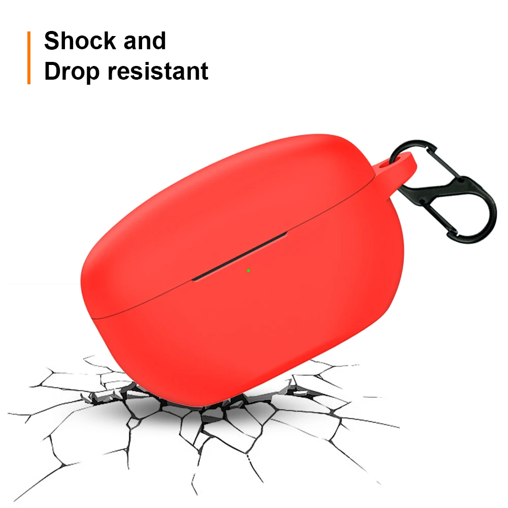 Silicone Earphone Headphones Cover With Hook Solid Color Headset Case Cover Fall-protection Anti-loss for Sony WF-1000XM5