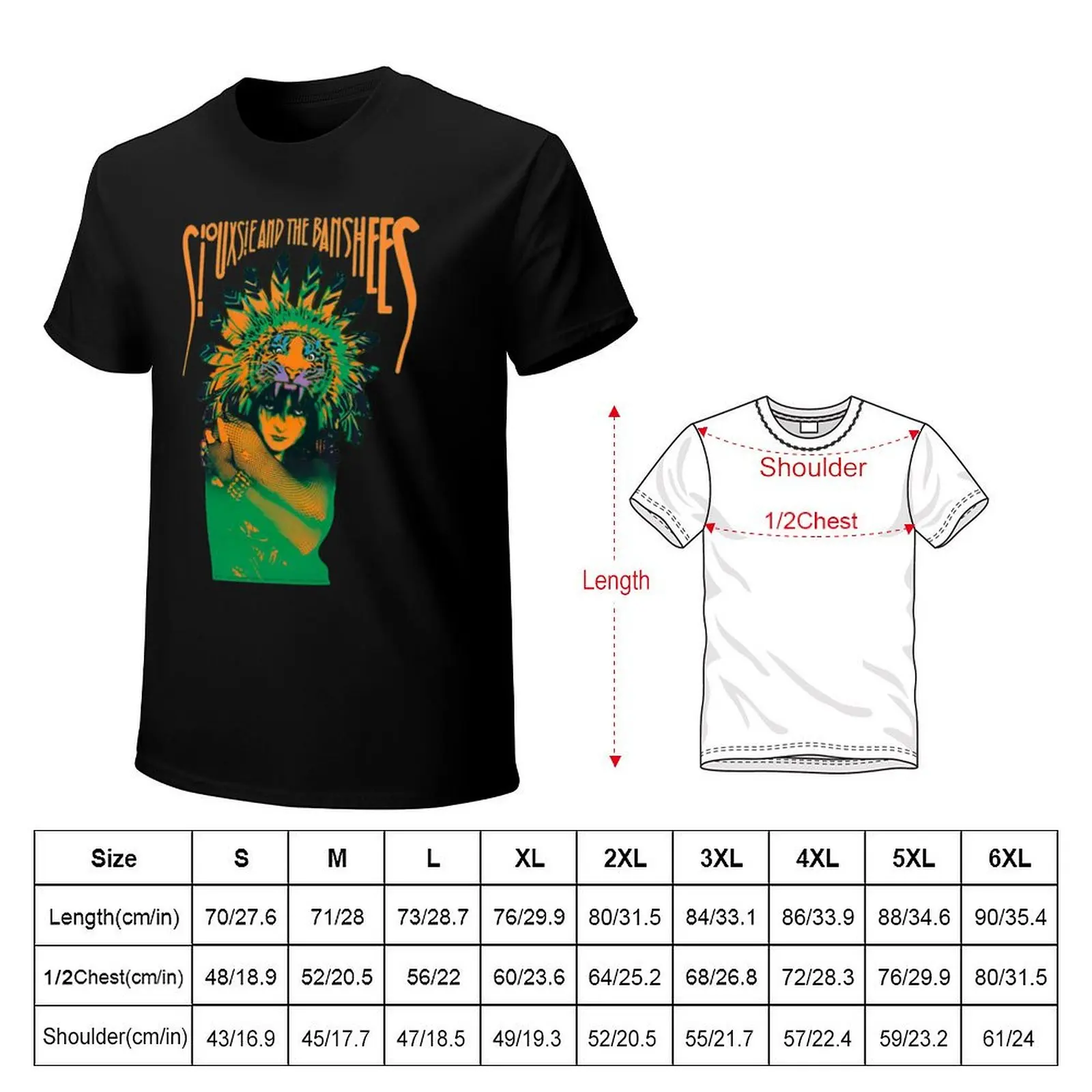 Siouxsie And The Banshees T-Shirt graphics quick-drying T-shirt men