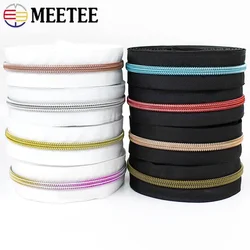 1/2/3/5/10/20M 3# 5# Nylon Zippers Tapes Bag Shoes Sewing Zipper Decorative Coil Zips Garment Decoration Closure Zip Repair Kit
