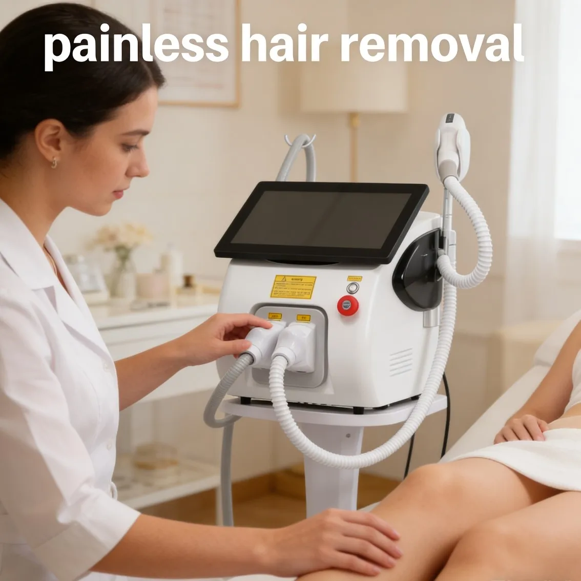 

New Arrive Multifunction 2 in 1 808nm Diode Laser Hair Removal Machine Skin Rejuvenation Beauty Salon Epilator