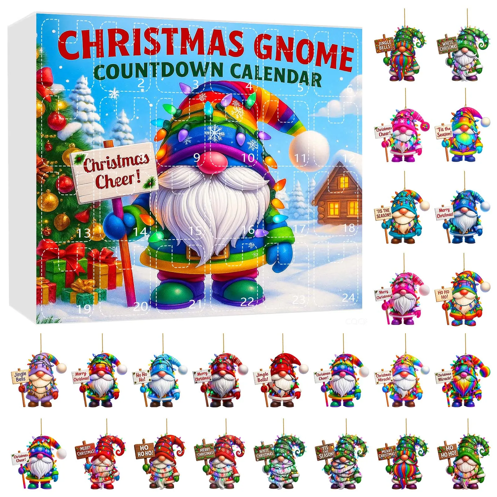 Kitchen Timers Manual Christmas Tree Dinosaur Pendant Advent Calendar 2024 24 Day Battery Pack Christmas Lights with Timer