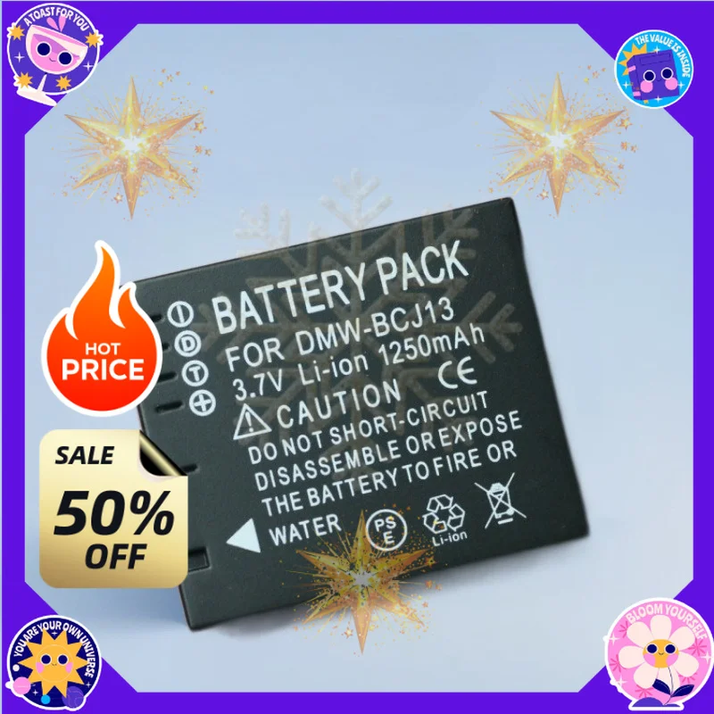 SWZY  1250mAh DMW-BCJ13 BP-DC10 BPDC10 Full Decoded Battery for Panasonic Lumix DMC-LX5 LX5GK LX5K LX5W LX7 LX7GK LX7K