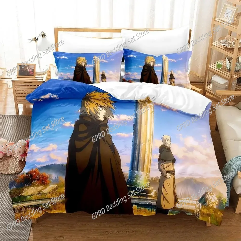 

3d Print Anime Vinland Saga Bedding Set Single Twin Full Queen King Size Bed Set Adult Kid Bedroom Duvet cover Sets Home Textile