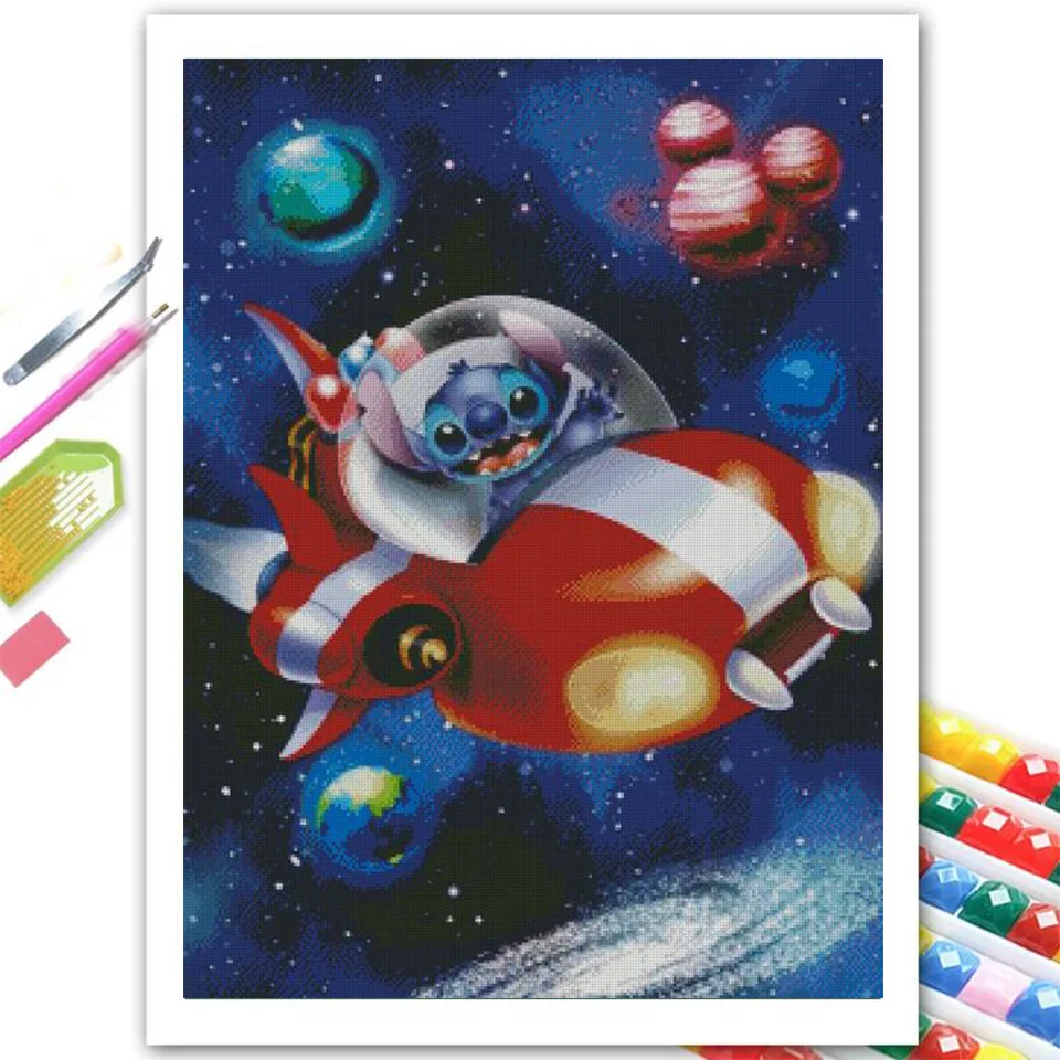 Disney 5D Diamond Painting Cartoon Interstellar Baby Full Diamond Embroidery Rhinestone Pictures DIY Home Decor