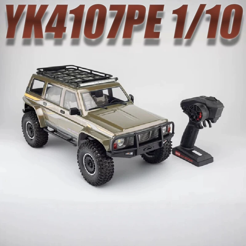 Yk4107pe 1/10 Simulation Tule Dual Speed Differential Lock Remote Control Electric Four-Wheel Drive Climbing Off-Road Vehicle