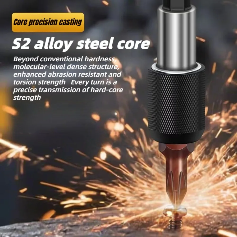 1/4 Zoll Schraubendreher-Bit-Set 25mm S2 Legierungsstahl Kreuzschlitz Schlitz Sechskant Torx Vierkant Steckschlüssel Pozidriv zum Entfernen DIY Handwerkzeuge – Detail 5