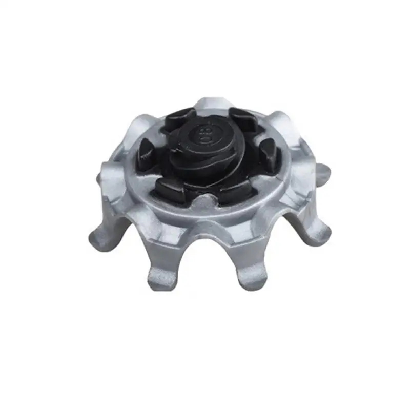 2PCS Gray And Black High Teeth Staples Wear-resistant Golf Stuff Wear-resistant Rubber Material Screw Replacement Nail