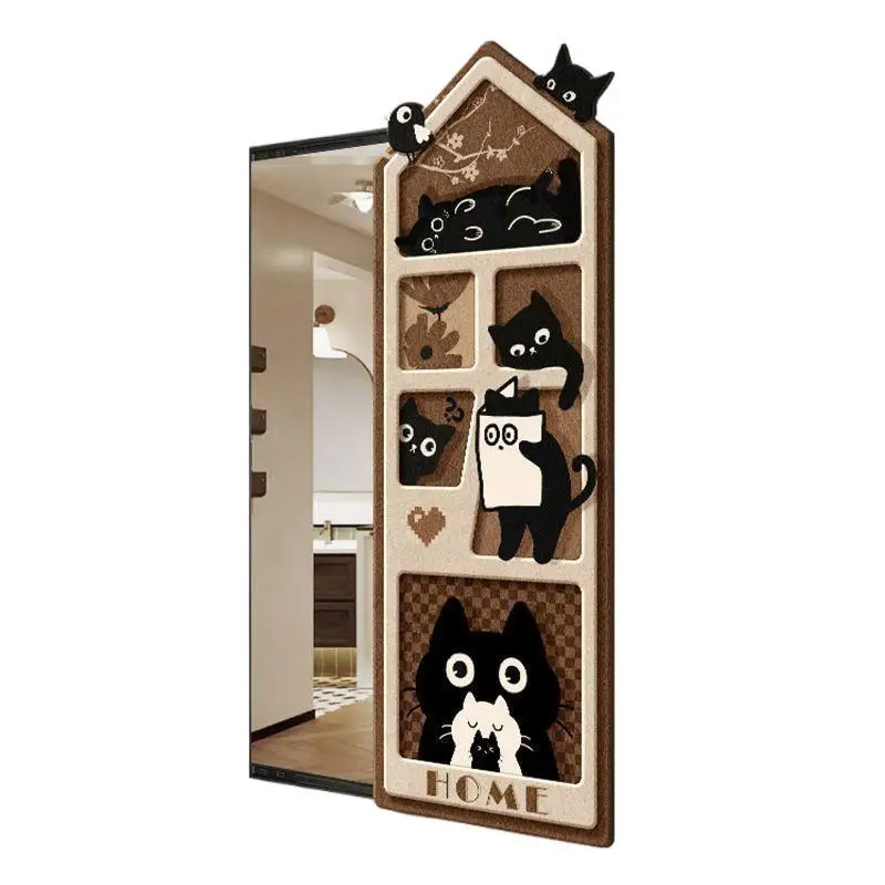 

Hidden full-length mirror decorative painting can be pushed and pulled invisible cloakroom full-length mirror mural entrance mir