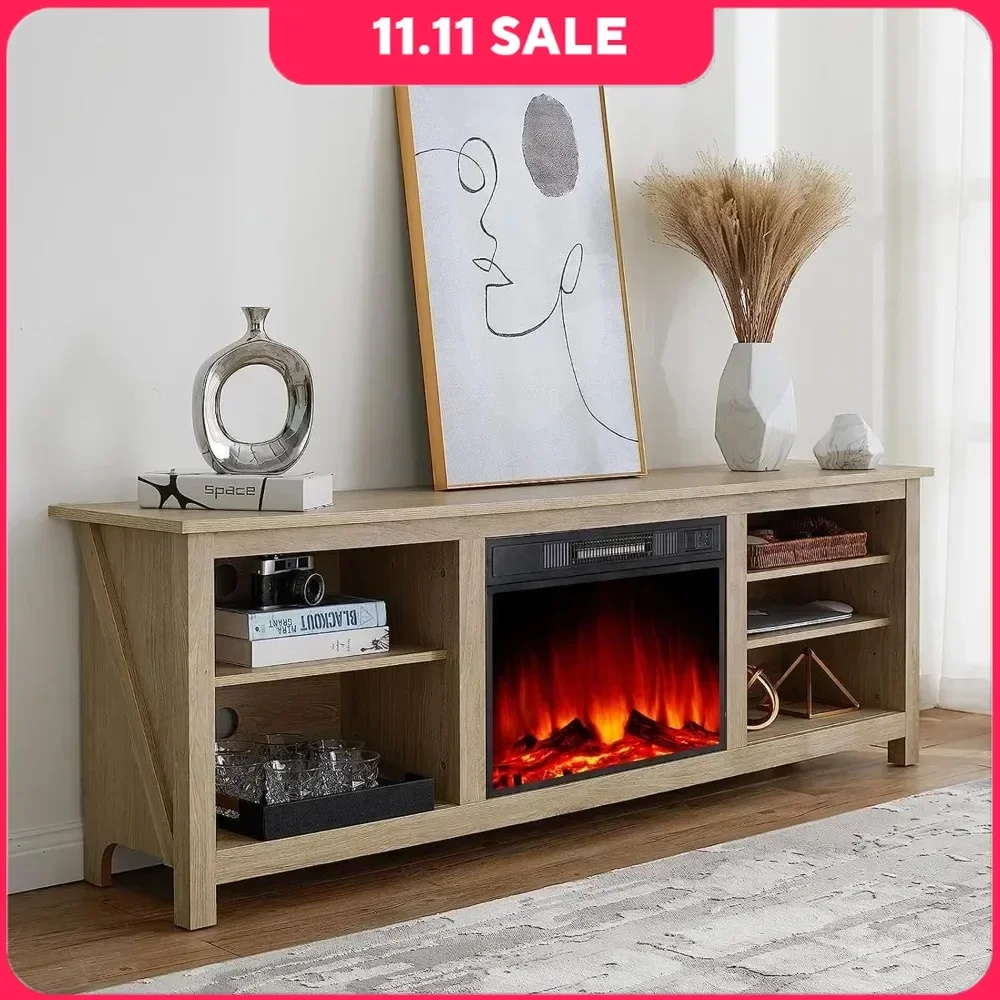 Fireplace TV Stand  with 23