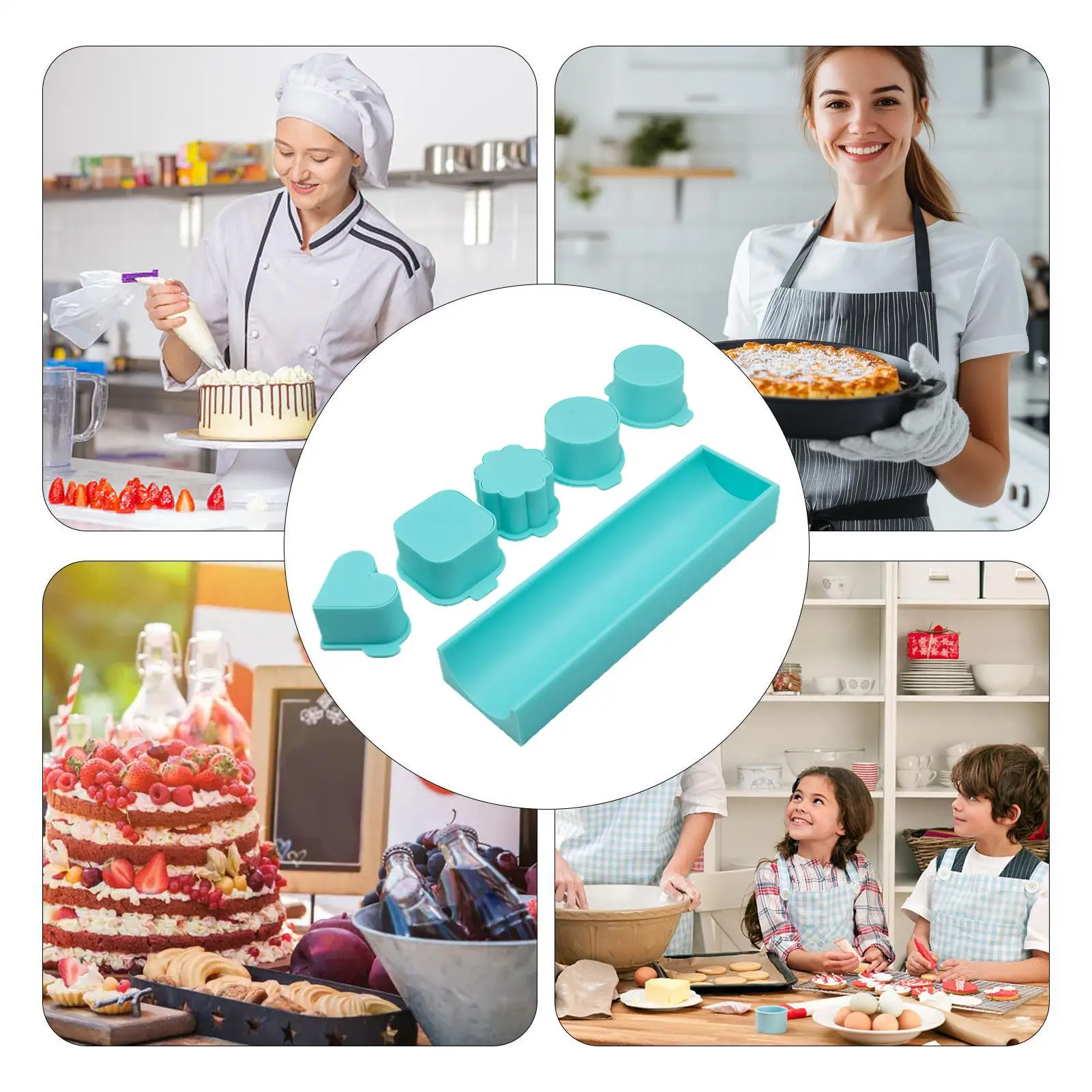 

Формочка для кейк-попсов, многоразовая, с антипригарным покрытием, для домашней выпечки, для праздников, дней рождения, свадеб