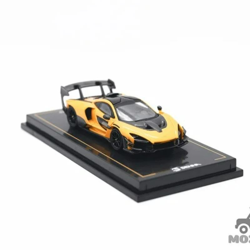 نموذج CM 1:64 SennaGTR تايوان إصدار مخصص نموذج سيارة دييكاست أصفر #3