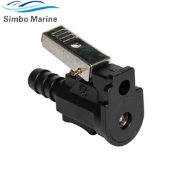 3/8 Fuel Line Connector 176445 for OMC Johnson Evinrude Outboards Engine Fuel Hose 775641 Replaces Sierra 18-8092