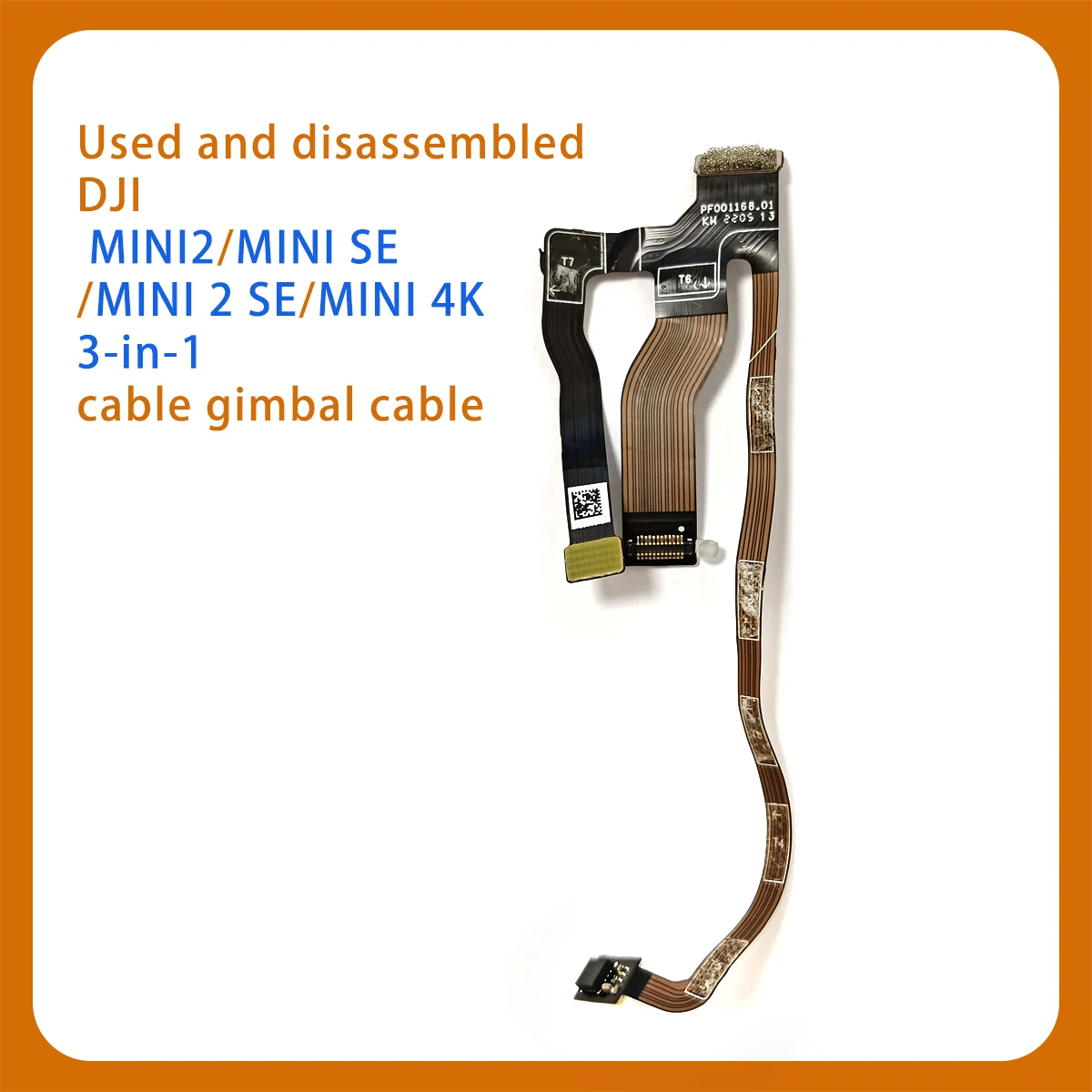 Min2  gimbal motor universal bracket three in one cable universal joint cable GPS cable second-hand test disassembly test good