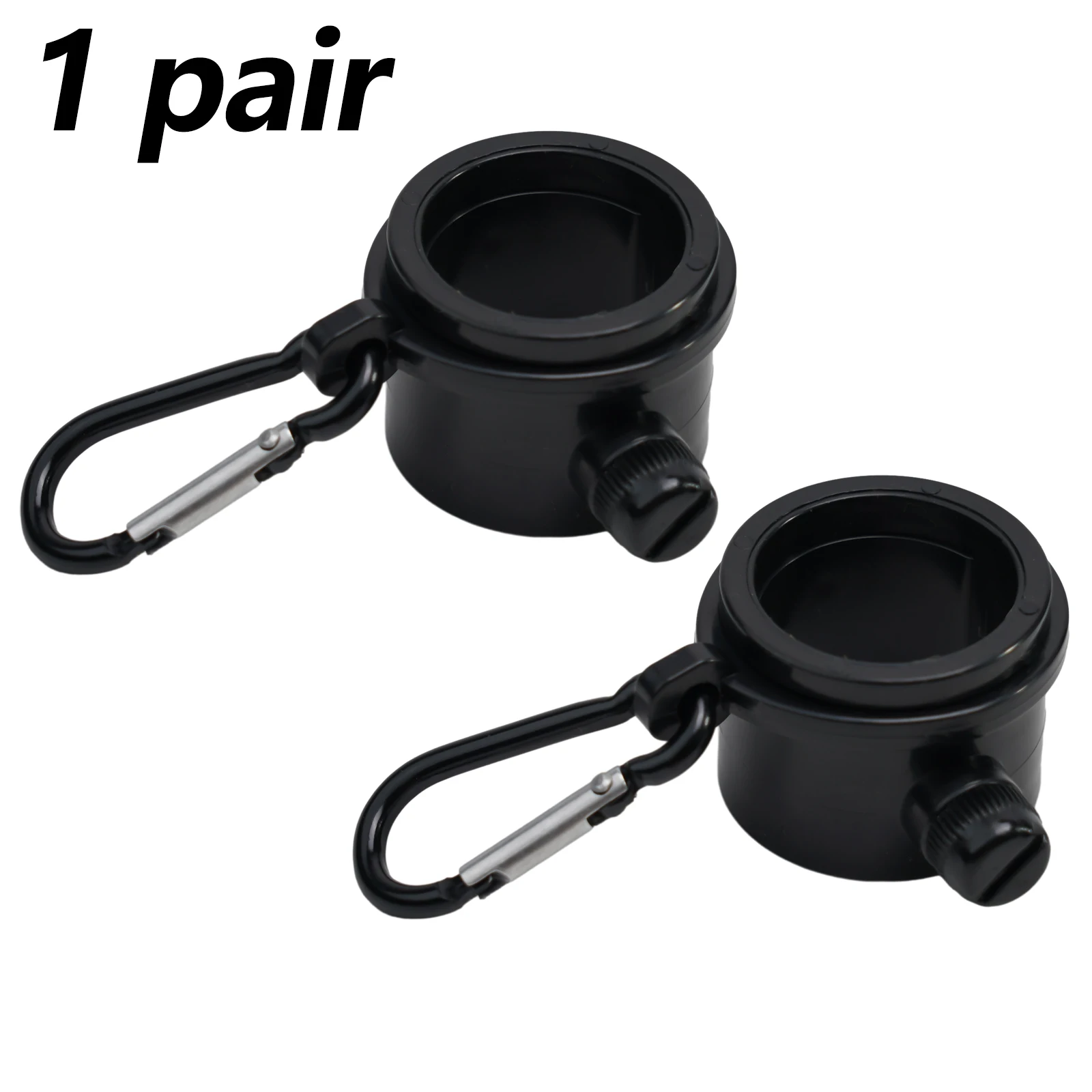 2pcs Flag Clips For Flagpole Fasteners Flags Rings Grommet Mounting 360 Degree Rotating Suite Replacement Parts