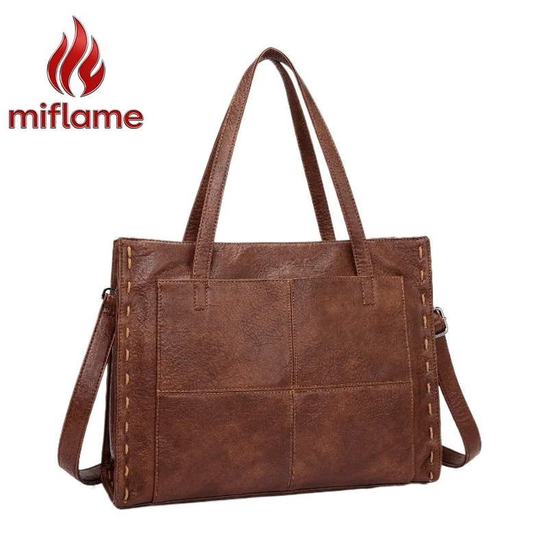 

Women's Laptop Tote Bag Large Capacity Shoulder Bag Handbag Work Commute Travel Daily Soft Durable