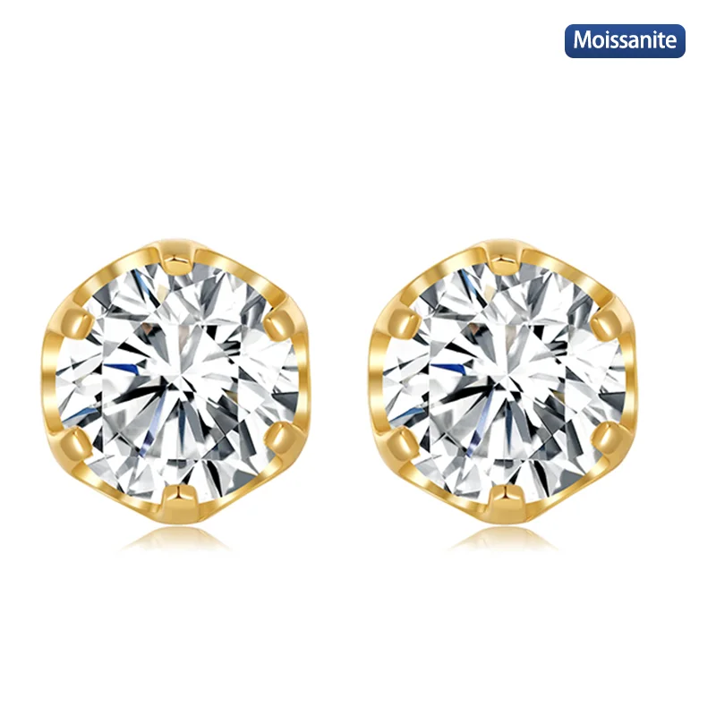 

S925 Silver Moissanite Snowflake earrings Customizable Moissanite Hip Hop Style Jewelry Personalized rings Valentine's Day