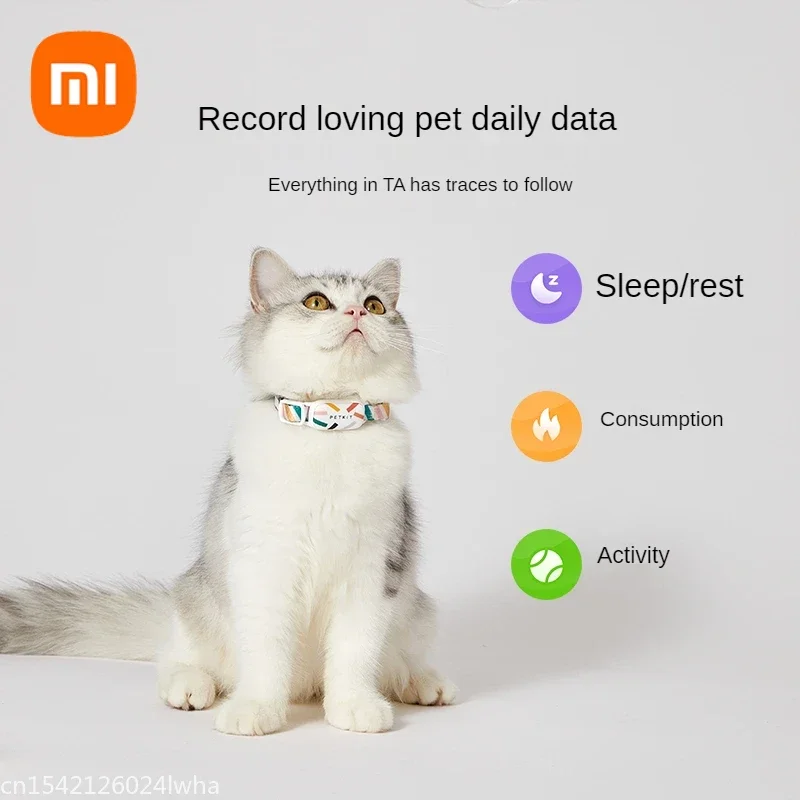 

Xiaomi Petkit Smart Personalized Dog Cat Collars Adjustable Soft Nylon Waterproof Puppy Collar Tags Pet Accessories APP Work