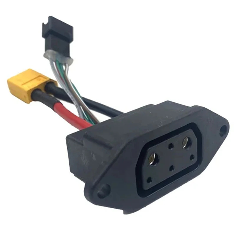 OB-For Super Soco Lithium Battery Connector Charger Socket Line Circular Line For Super Soco Tc Ts Tsx Cu