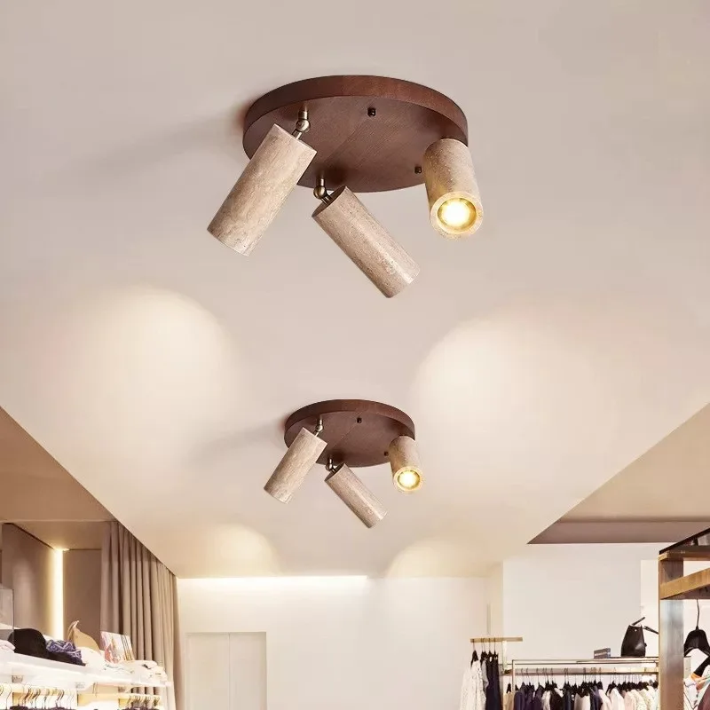 Vintage LED Ceiling Light Without Main Lights Hallway Dressing Room Clothing Lighting Fixtures Exposed Spotlights Ceiling Lamps
