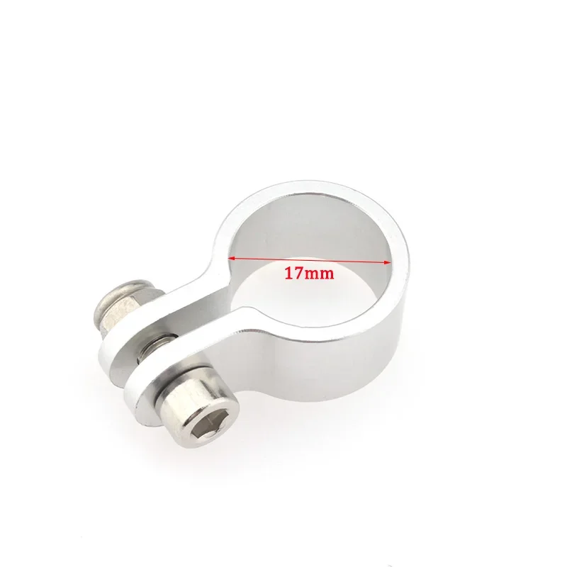 Aluminum Alloy Exhaust Pipe Clamp ID17/45/50mm for Rc Gas Nitro Boat RC Car Parts1pc