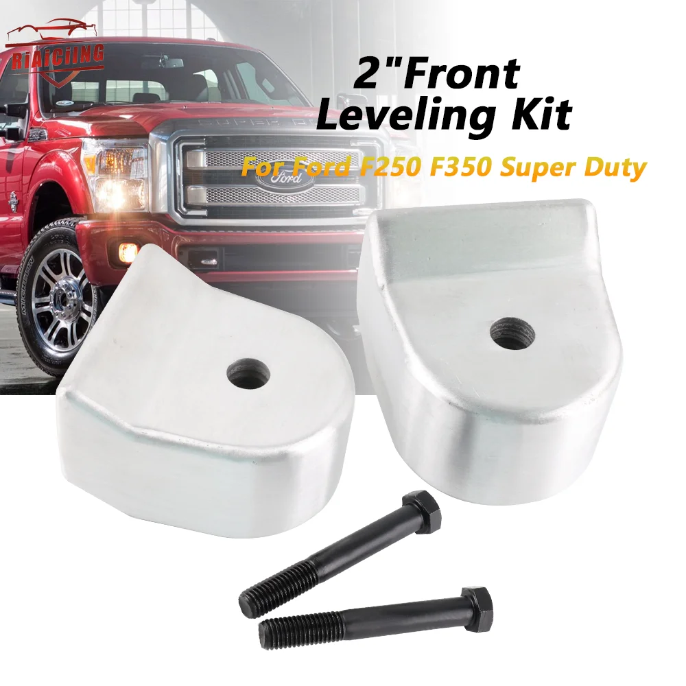 

2"Front Leveling Kit Aluminum Automotive Supplies Compatible With For Ford F250 F350 Super Duty 4WD 2005-2024 Lift Kits Parts