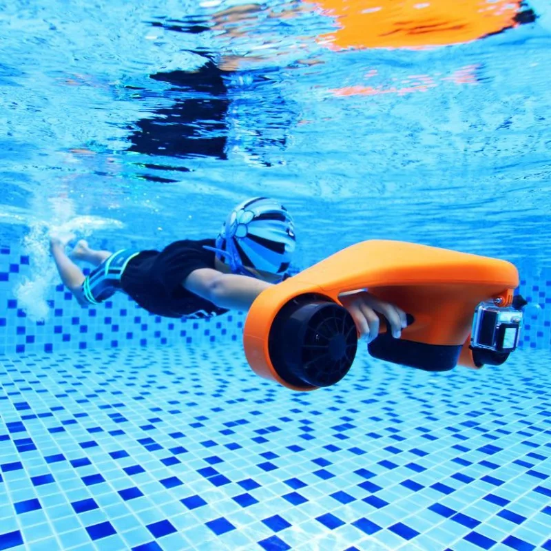 Airo Electric Underwater Scooter Diving Equipment Handheld Small Propeller Toy 1.5m/s Speed Swimming Pool Seawater Use