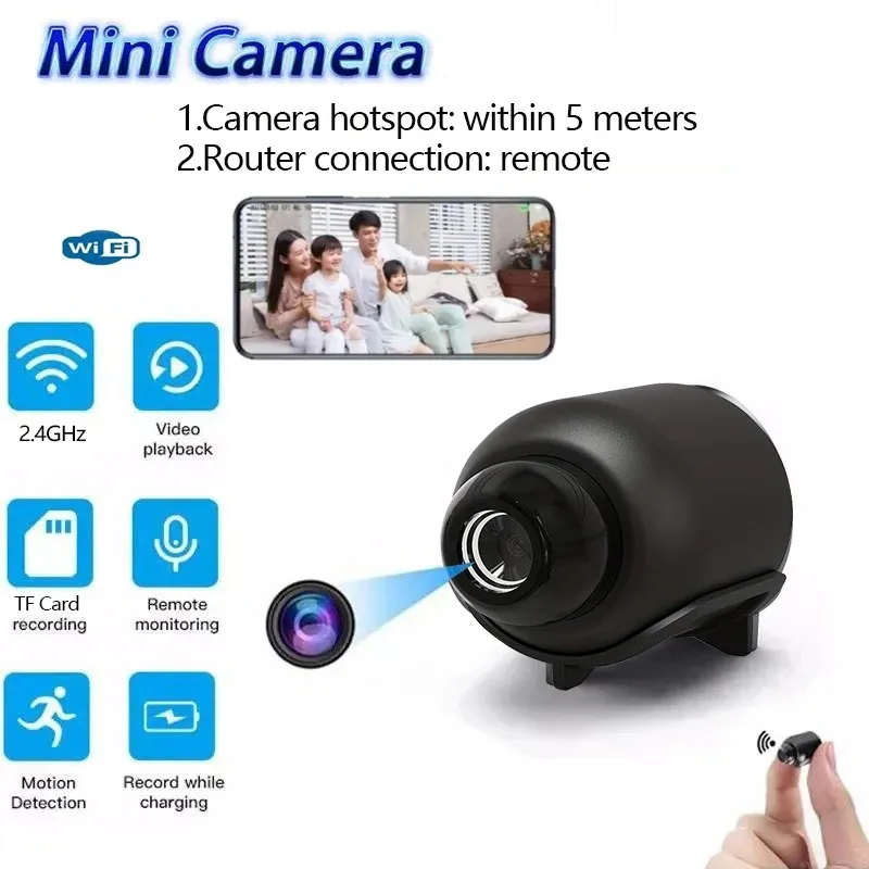 Imagem -06 - Nova x5 Mini Câmera 1080p Clear Night Vision Leve Portátil Premium Cams Detecção de Movimento Câmera de Vigilância sem Fio