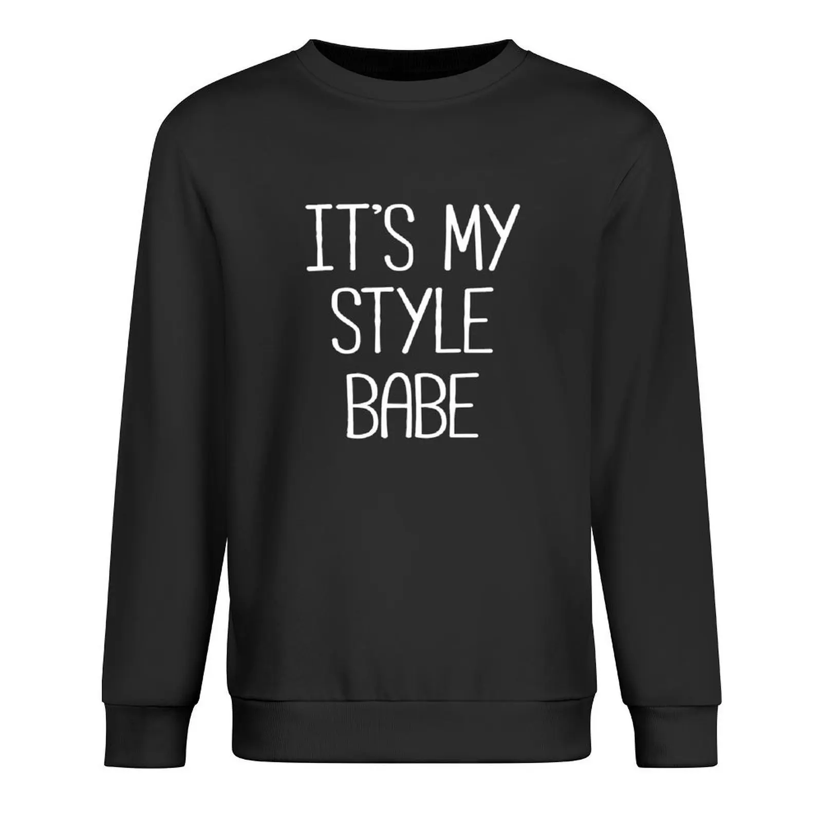 

its my style babe Pullover japanese style mens designer clothes men's winter sweater mens clothes hooded sweatshirts