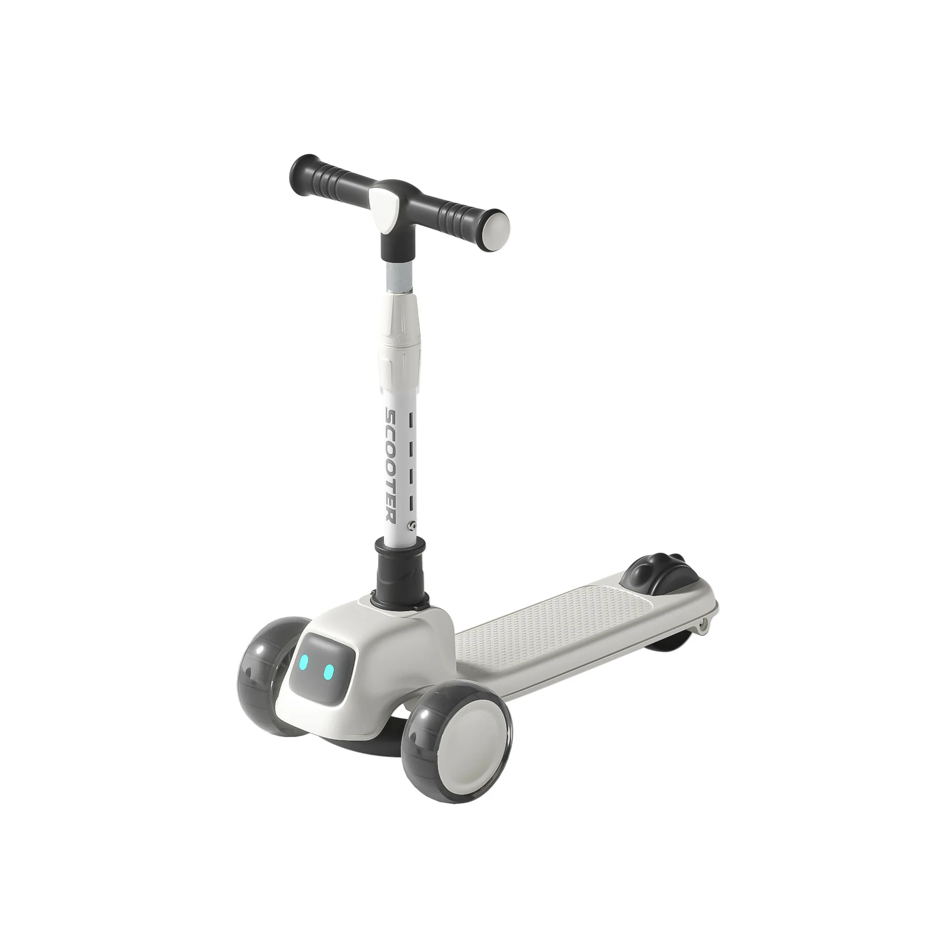 3 In 1 Kids kart With Music & Colorful Light Wheels Height Adjustable