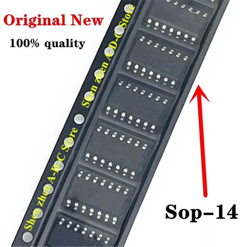 (10piece)100%New LM324 LM324N LM324DR SMD SOP-14 Chipset