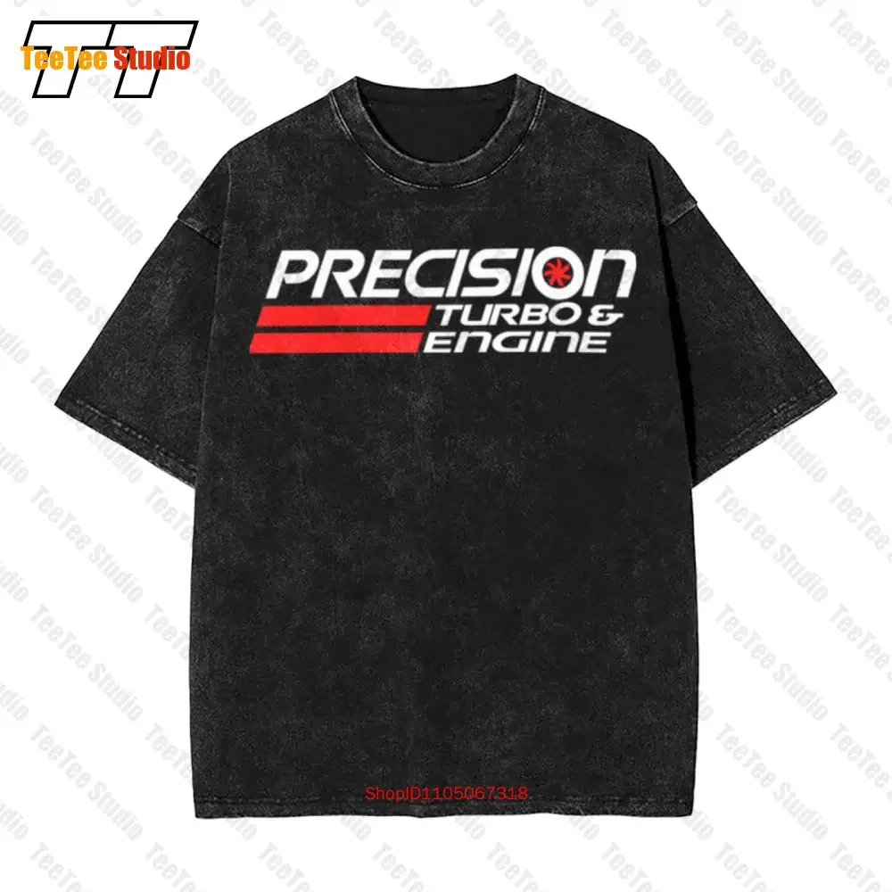 Precision-Turbo & Engine Logo Vintage Oversized T-Shirt KEN5