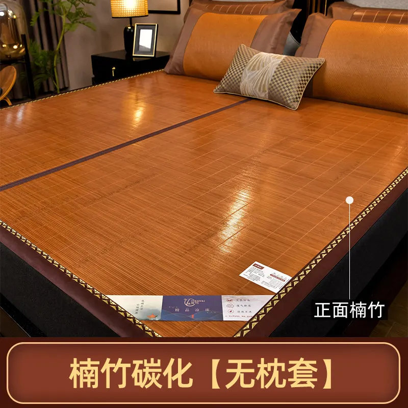 Ice Cool Mat New Style Summer Bamboo Mat Home Hotel Single Double Foldable Double-Sided Mattress Straw Mattress Grass Mat image 4